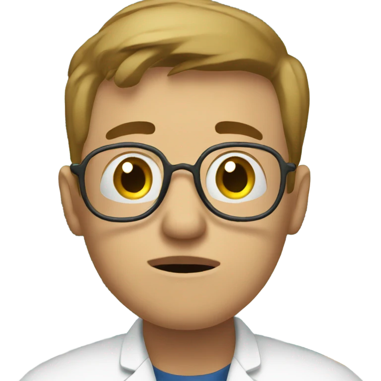 Stressed out pharmacy student emoji