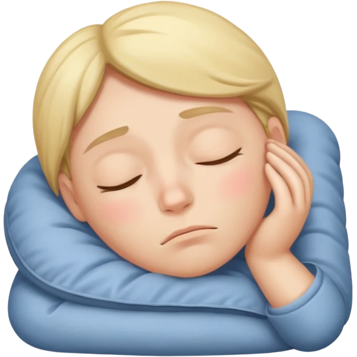 a sleepy and tired person emoji