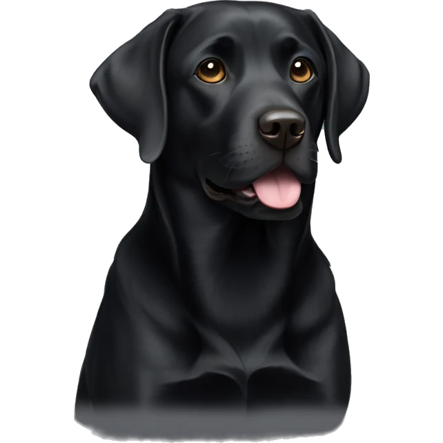 black labrador emoji