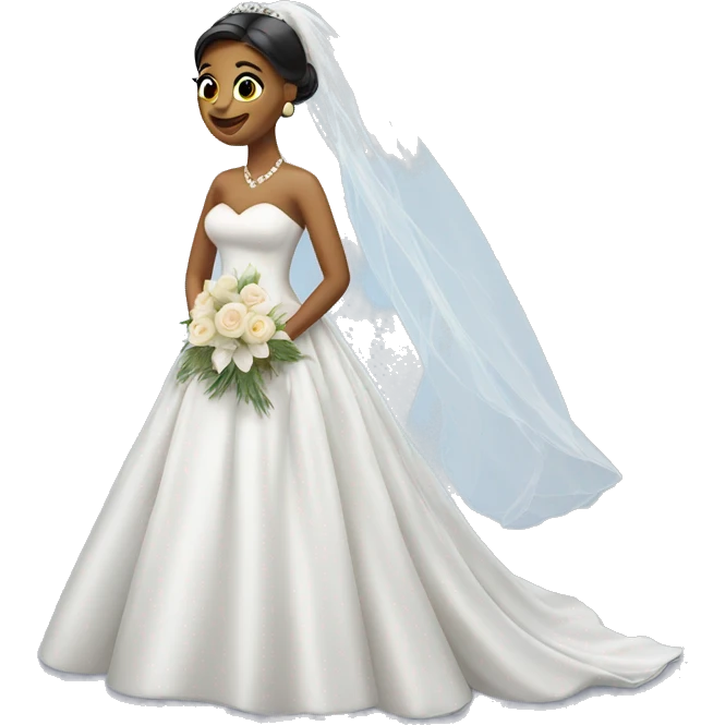 FISH IN A BRIDAL GOWN emoji