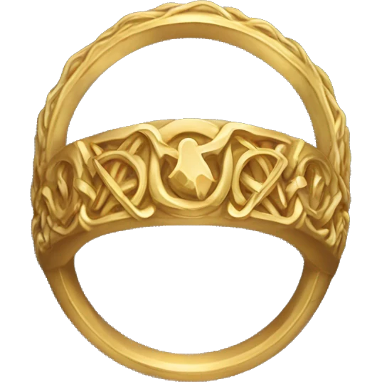  gold ring in lord of the rings styke emoji
