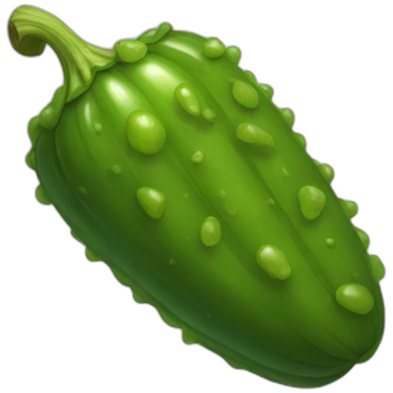 green-pickle emoji