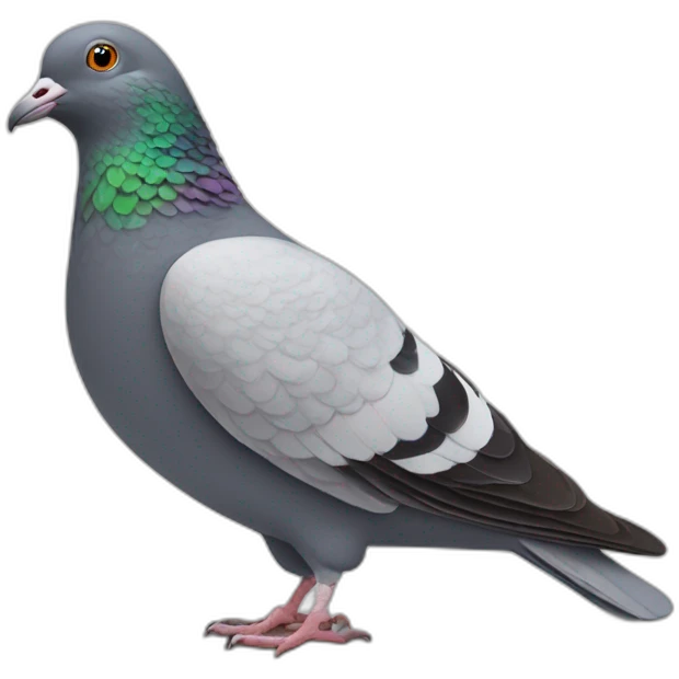 Pigeons heureux  emoji