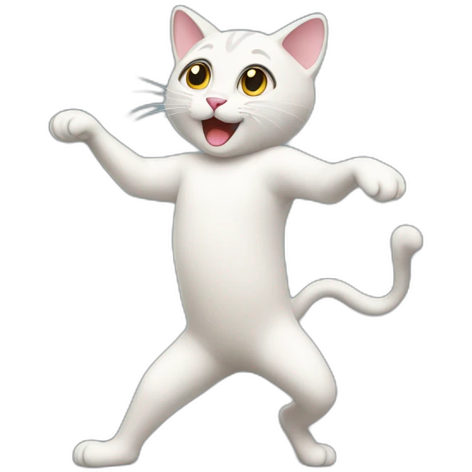 dancing cat emoji
