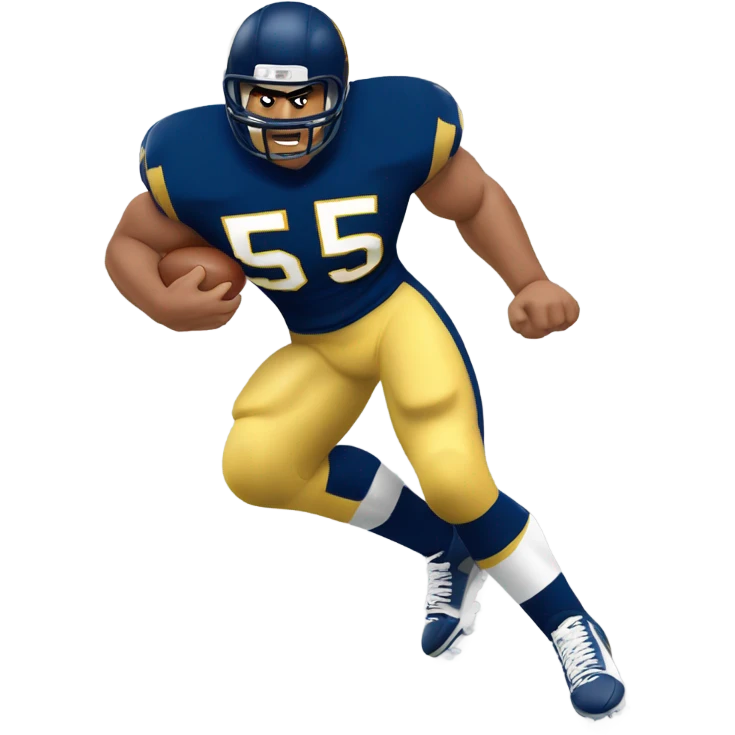 Junior Seau crush blue emoji
