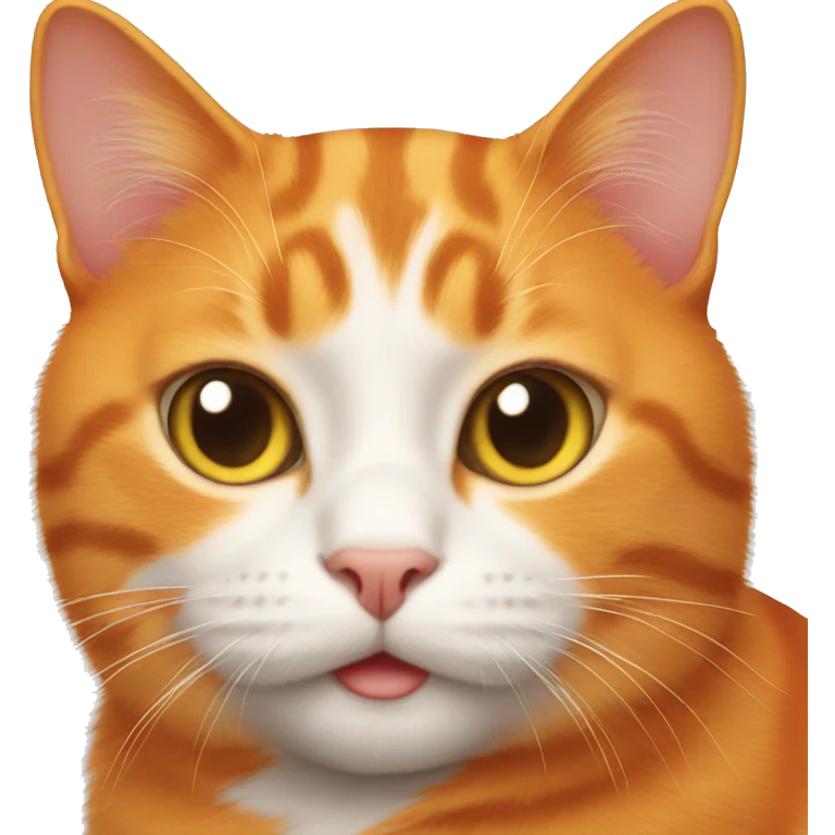 orange cat  emoji