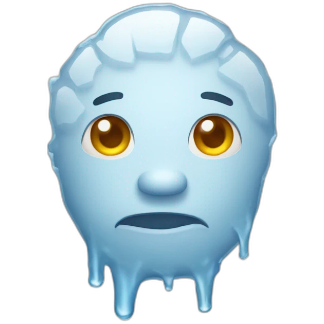Icehead Freeze Face Emoji emoji