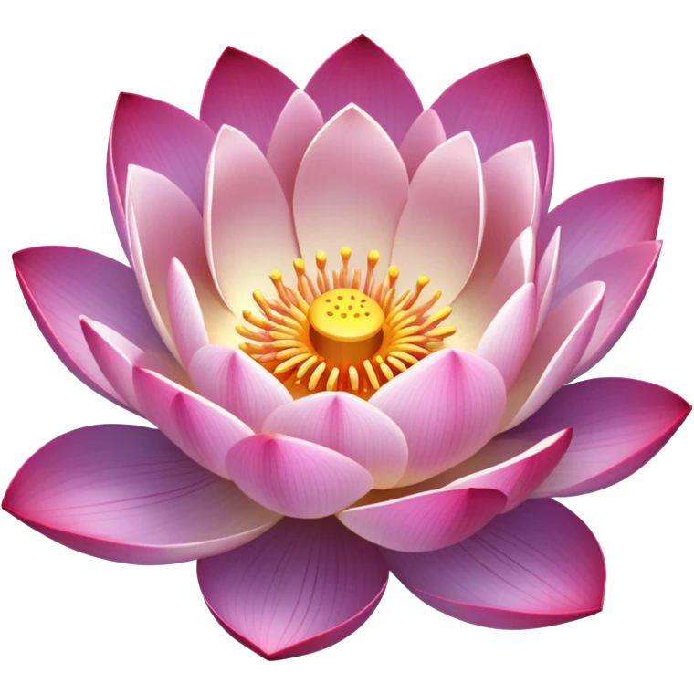 Flor de loto multicolor emoji