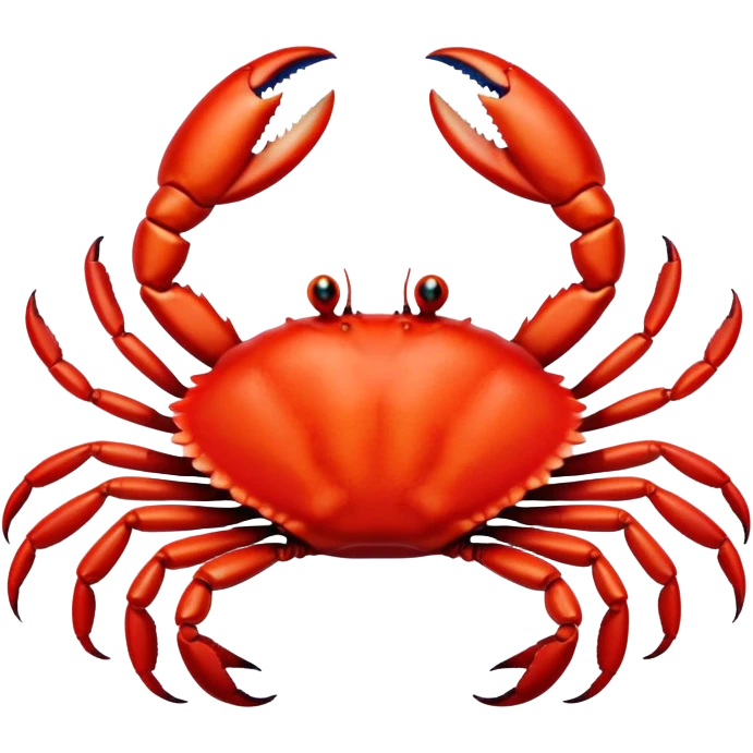 crab with claws emoji