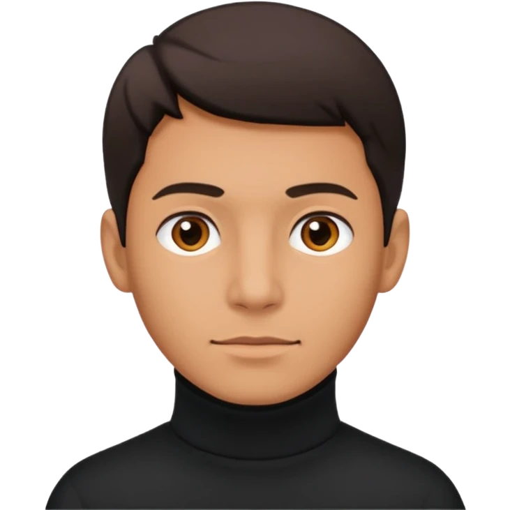 man in turtle neck emoji