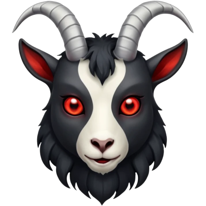 Goat evil emoji