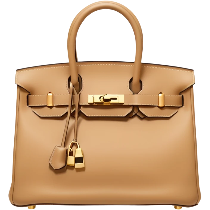 hermes birkin beige bag emoji