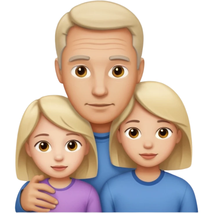 padre con su hija emoji