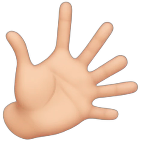A pinky promise emoji emoji