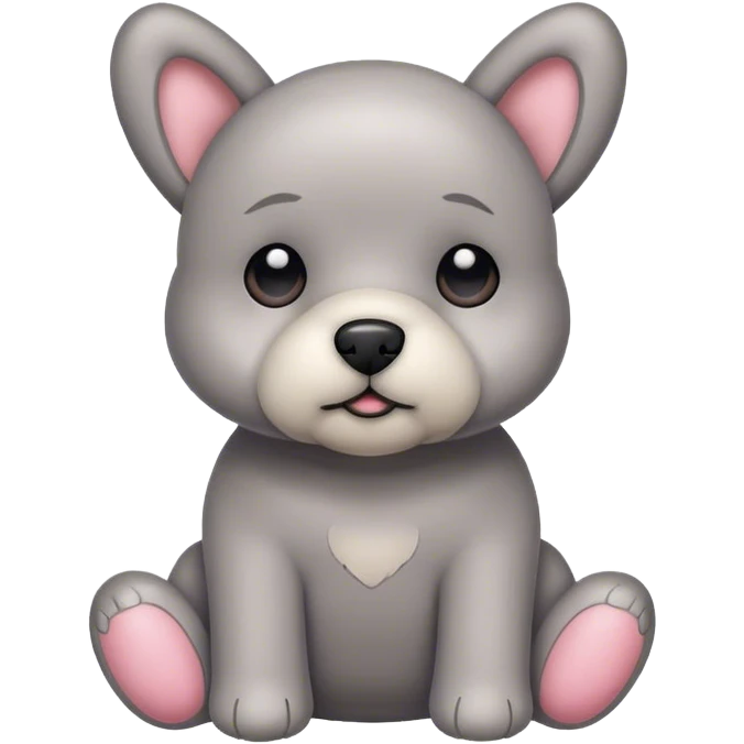 grey teddy do g emoji