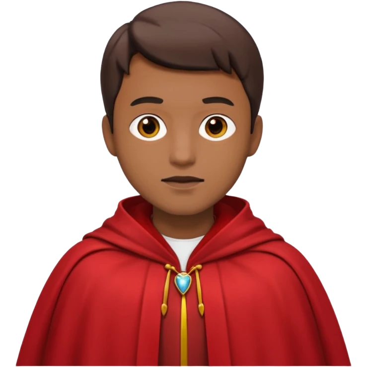 Hombre tapado rojo emoji