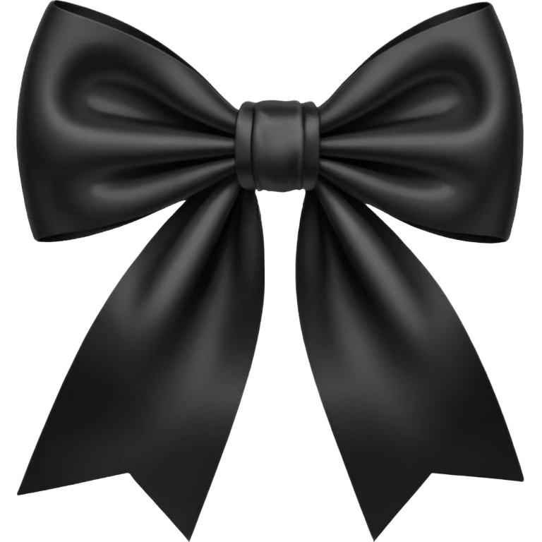black bow emoji
