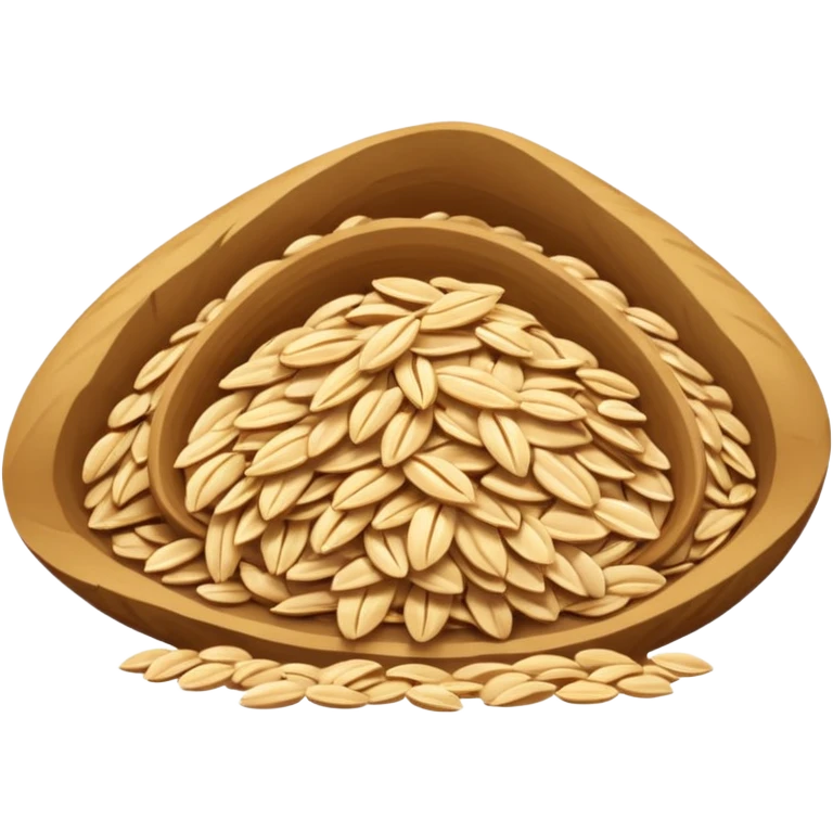 a bunch of oats emoji