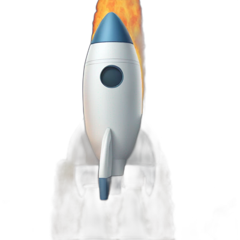 Rocket spacial emoji