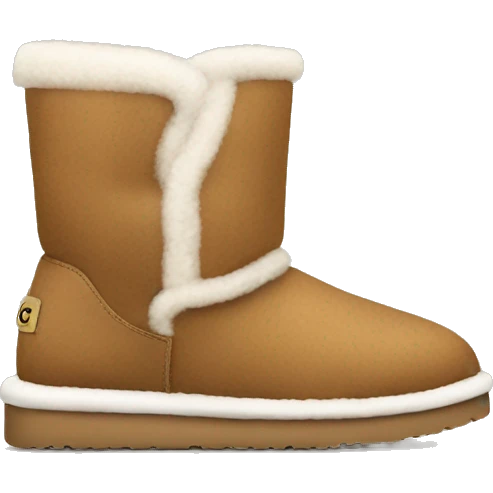 cozy ugg shoes emoji