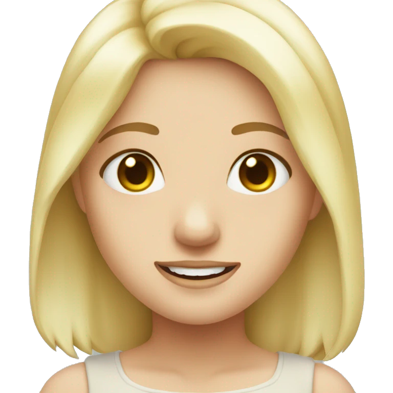 Vanilla girl  emoji