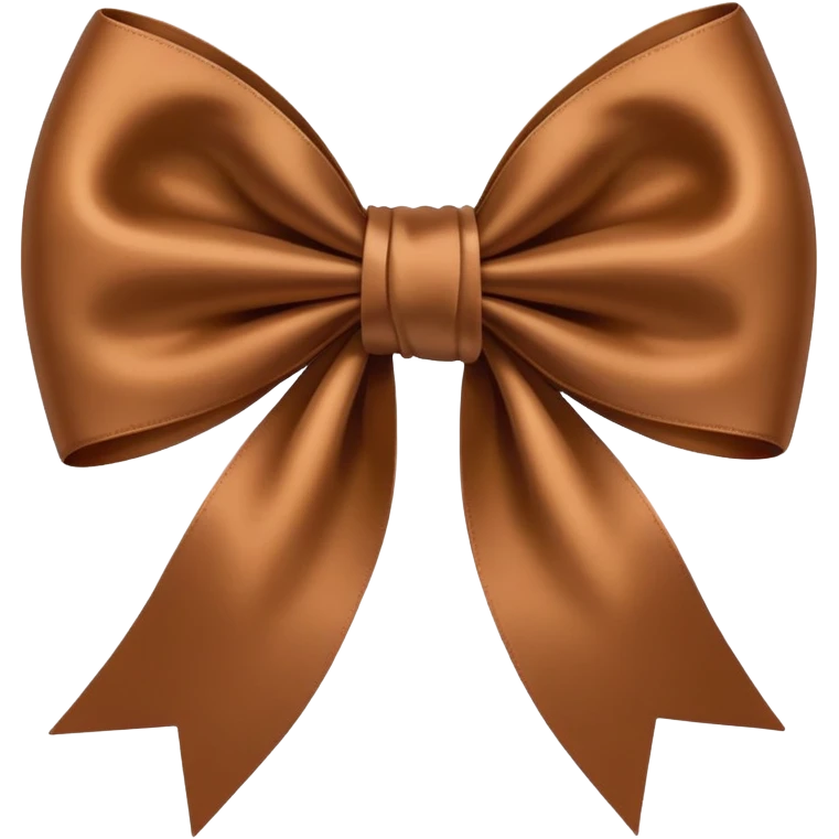 brown bow emoji