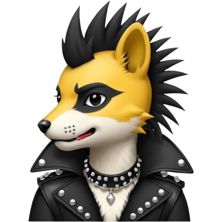 vocalist animal punk emoji
