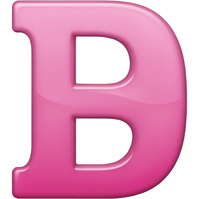 pink letter p emoji