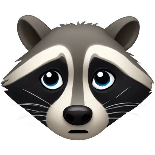 Sad raccoon emoji
