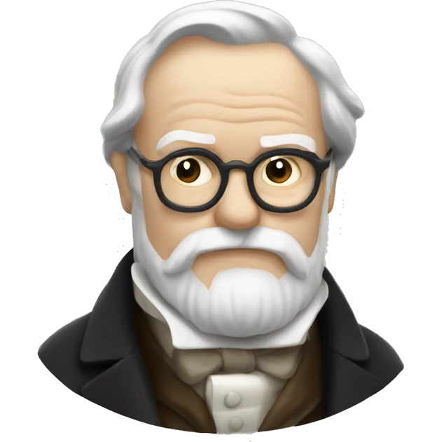 Victor Hugo writing emoji