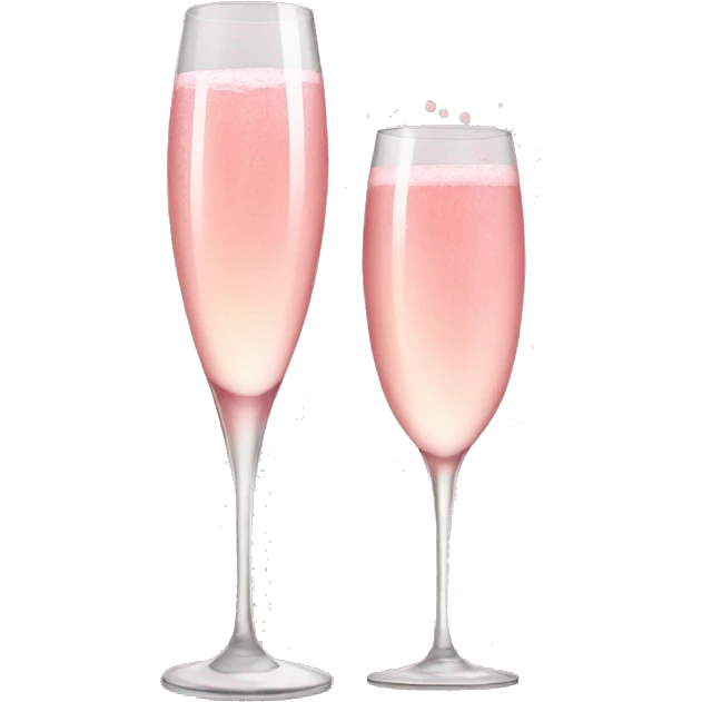 Pink champagne  emoji
