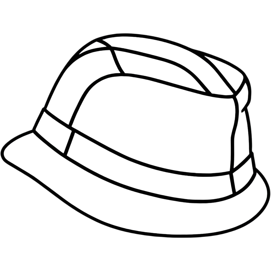 La hat emoji