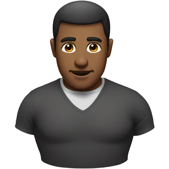 Fat neck man emoji