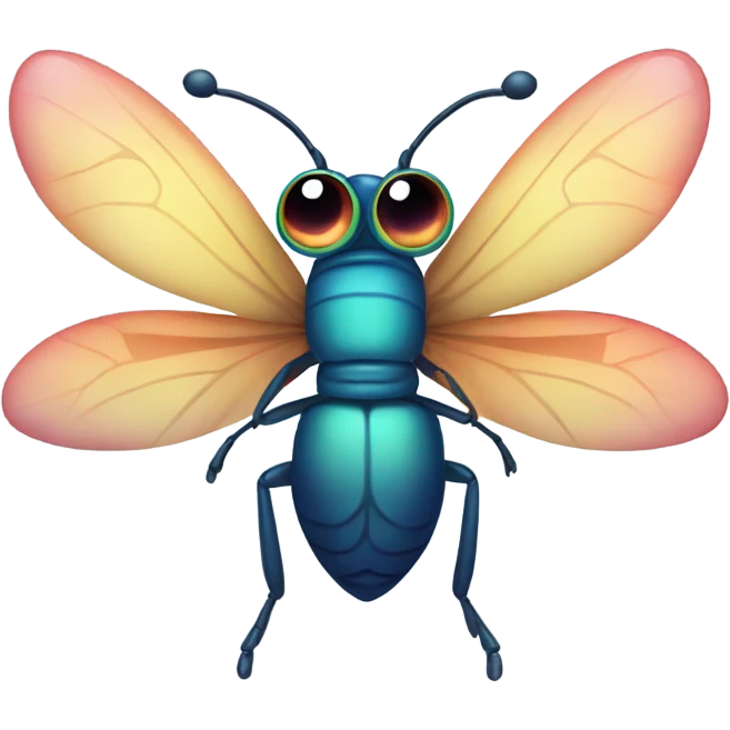 Tiny cute bug emoji