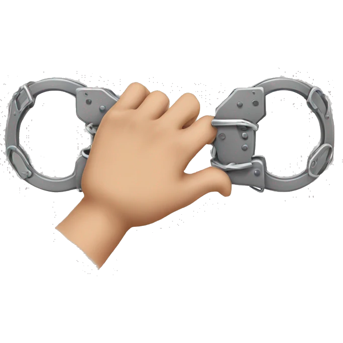 hands handcuffs emoji