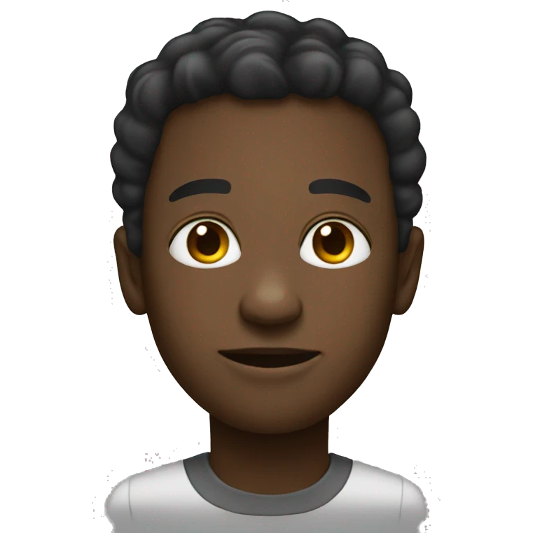 black ai emoji man an emoji