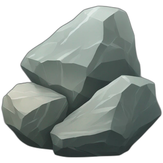 Rock fragmentation emoji