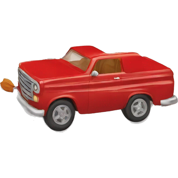auto rojo emoji