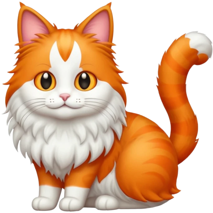 A long cat  emoji