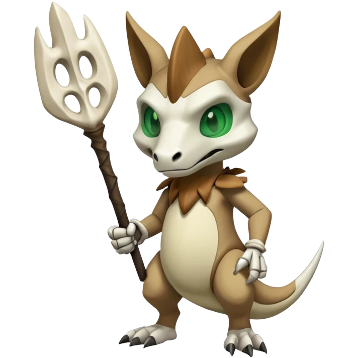 Cubone-Marowak-Fakémon-creature (full body) emoji