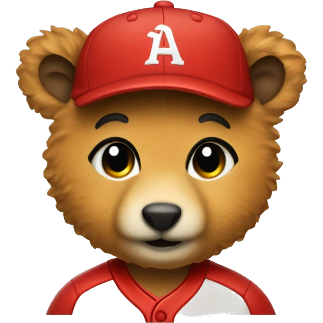 red baseball uniform with quokka emoji