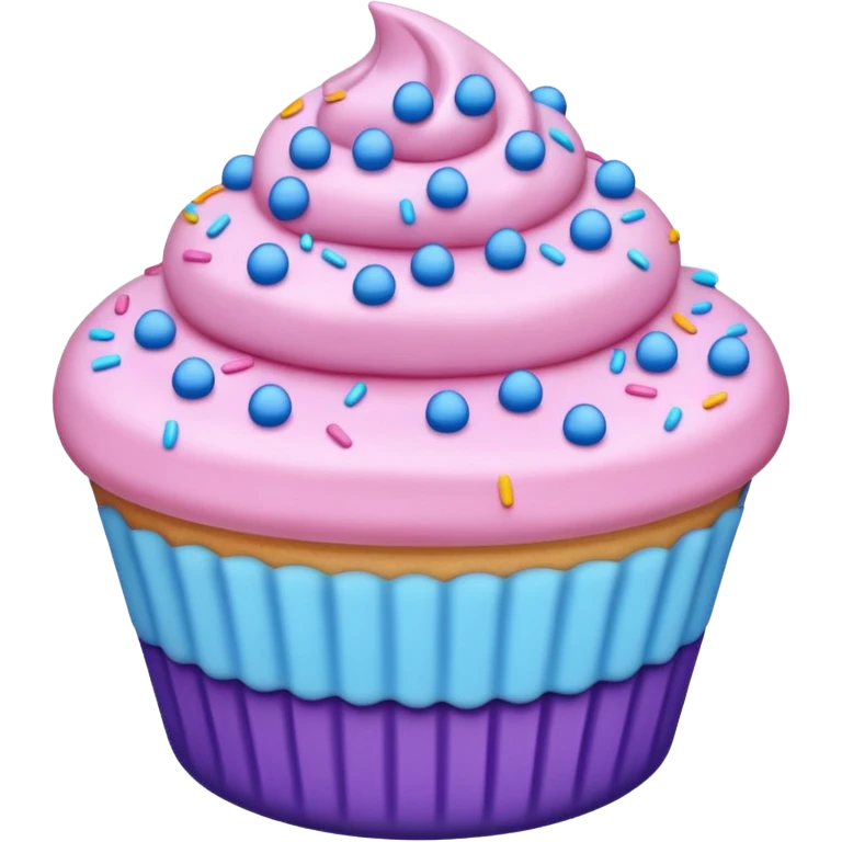 Desserts pinkie blue and purple emoji