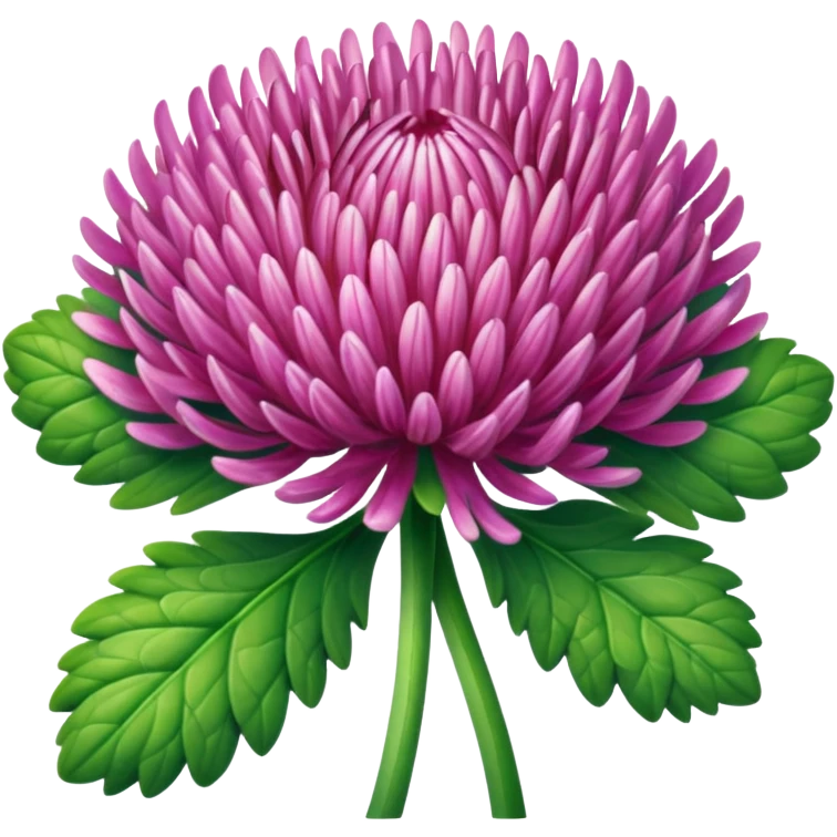 make a red clover emoji