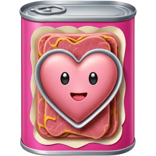 SPAM canned meat HEART  emoji