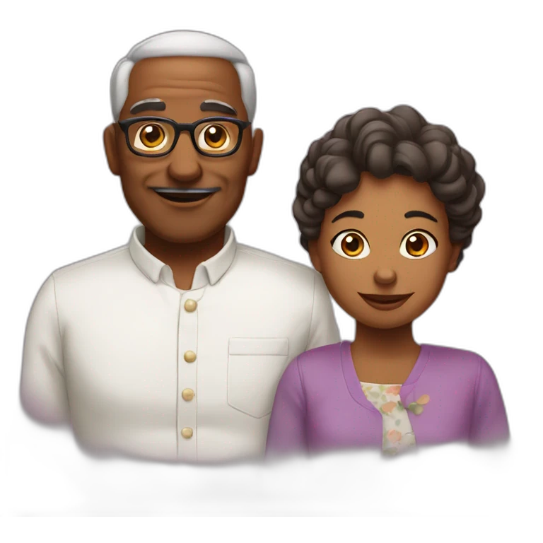 Papa et maman emoji