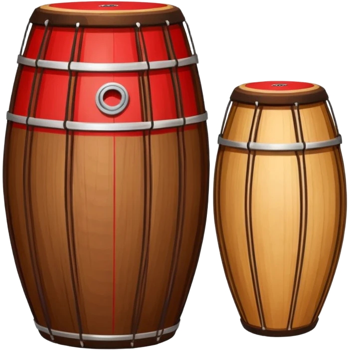 two indian small tablas emoji emoji