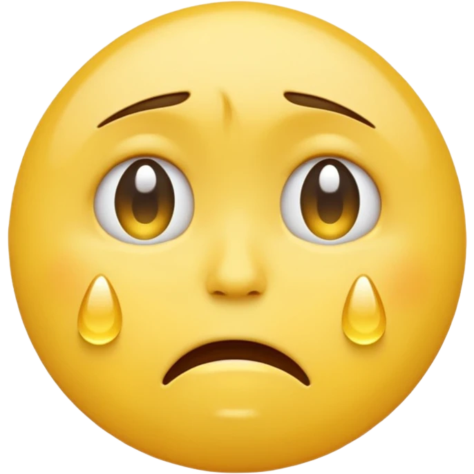 crying face emoji, expressive and clear emoji