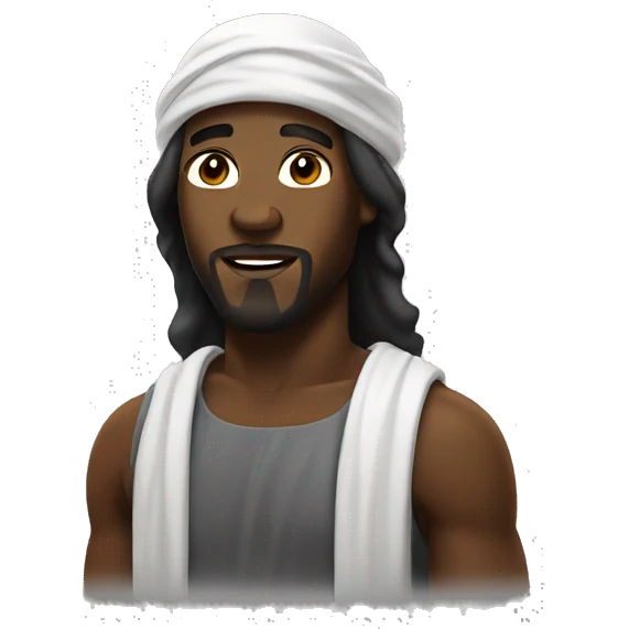 Black Jesus with a durag emoji