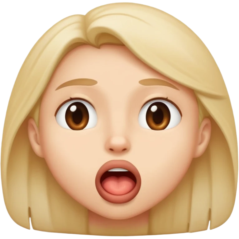 Cara de enamorado mordiendose el labio de abajo a la mitad emoji