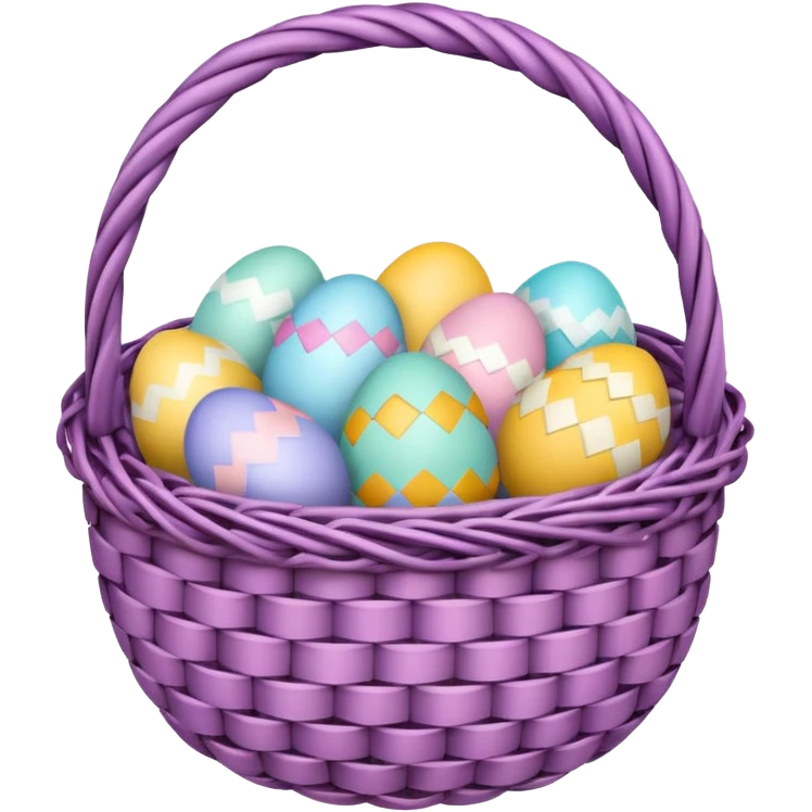 easter egg basket emoji